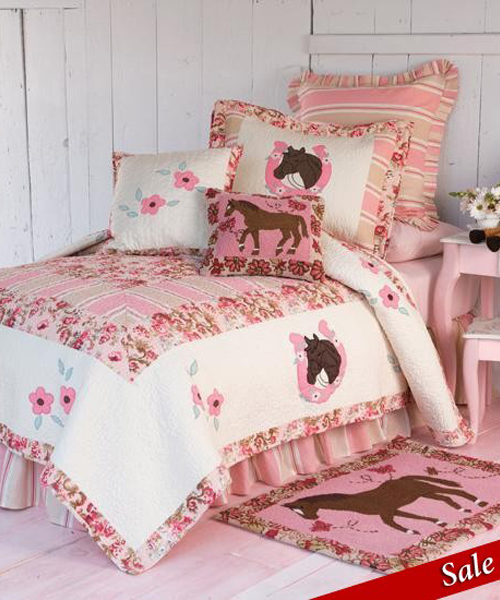 Girls Horse Bedding, Cowgirl & Pony Bedding Sets